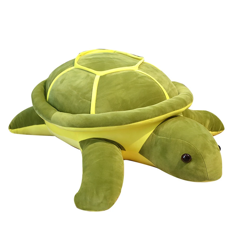 Large Green Turtle Sleeping Pillow Stuffed Plush Toy Birthday Gift