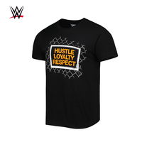 WWE American Fashion Loose Men's Pullover Round Neck Printed Short Sleeve T-shirt John Cena with Jhon Cena High Quality