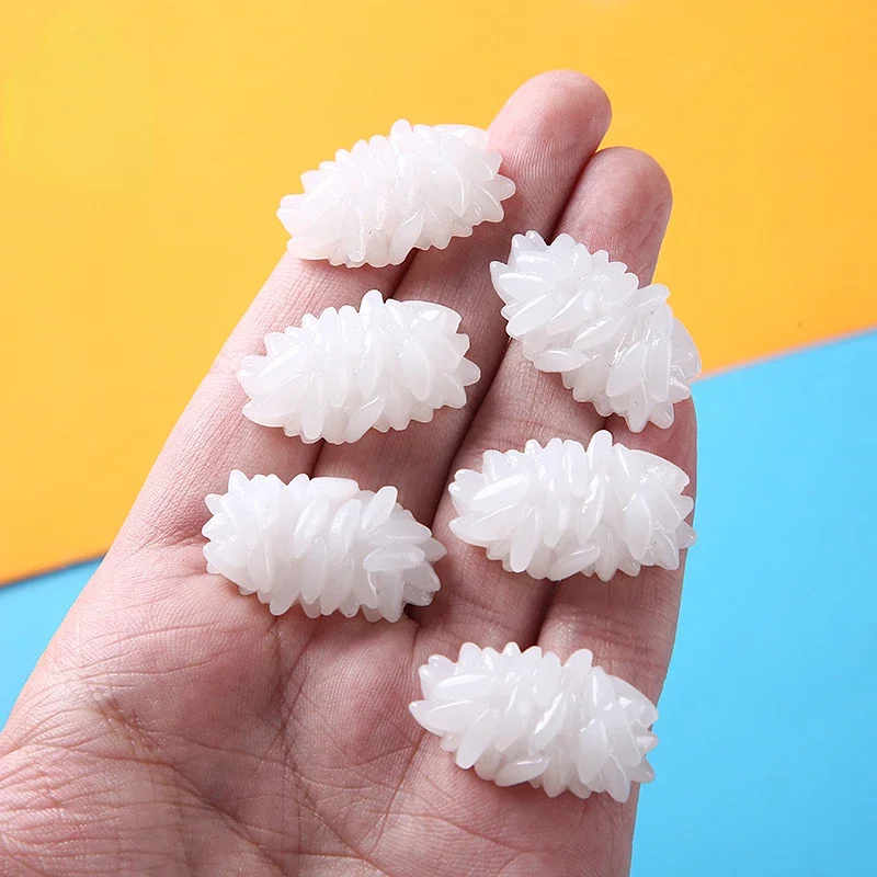 10pcs 3D Resin 1:1 Diy Rice Scrapbooking Materials Items Flatback Cabochon Miniature Accessories Charms Dollhouse Cabochon Charm
