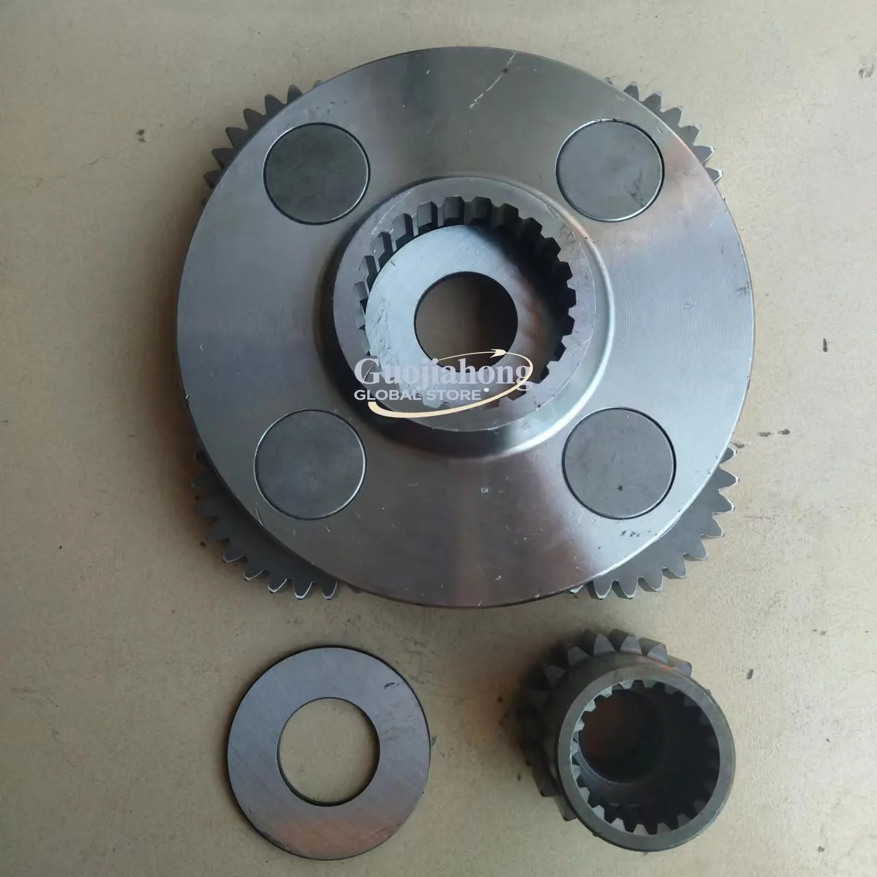 R360-7 Excavator Swing Reducer Gearbox Parts Planetary Carrier Assy Sun Gear Washer Plate