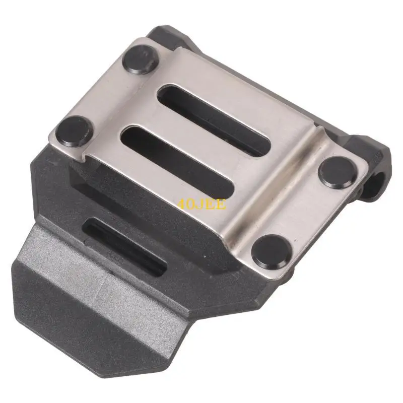 

40JE Belt Mounted Drill Holder Drill Belt Clip for Impact Drill Guns Tape Measures Durability Steel Nylon Tool Holsters