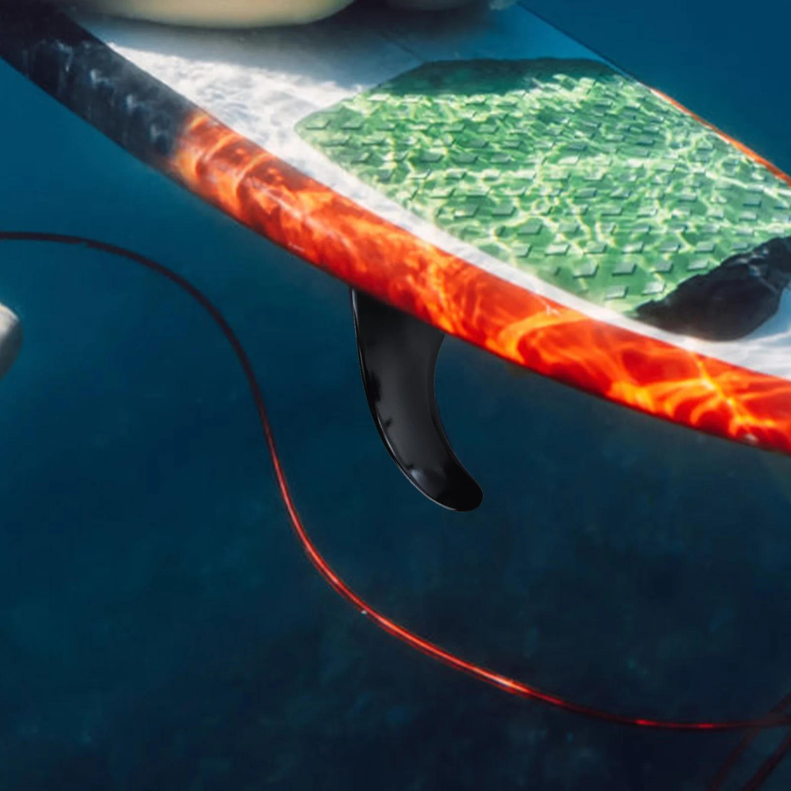 

Paddle Board Fin Rubber Surfboard Tail Detachable Longboard Tail Fin Stable Steering Replacement Paddle Board Accessory