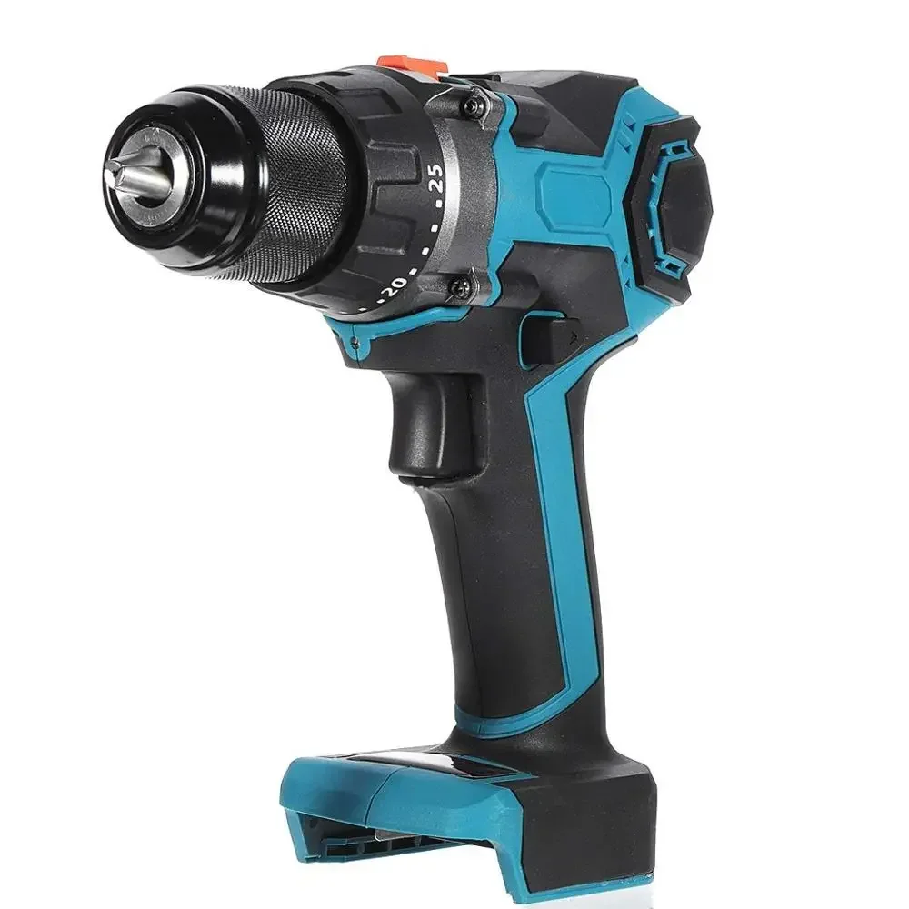 18V 450Nm 13mm Brushless Electric Drill Screwdriver with LED Light Cordless Impact Drill DIY Power Tool for Makita Battery