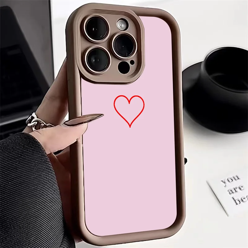 Funny pouting Love for Redmi 12R 13R K70 K60 K50 k40 K30 K20 A1 A2 Plus Pro 5G K50i Case Cover Matte Soft Plain Candy Color image 3