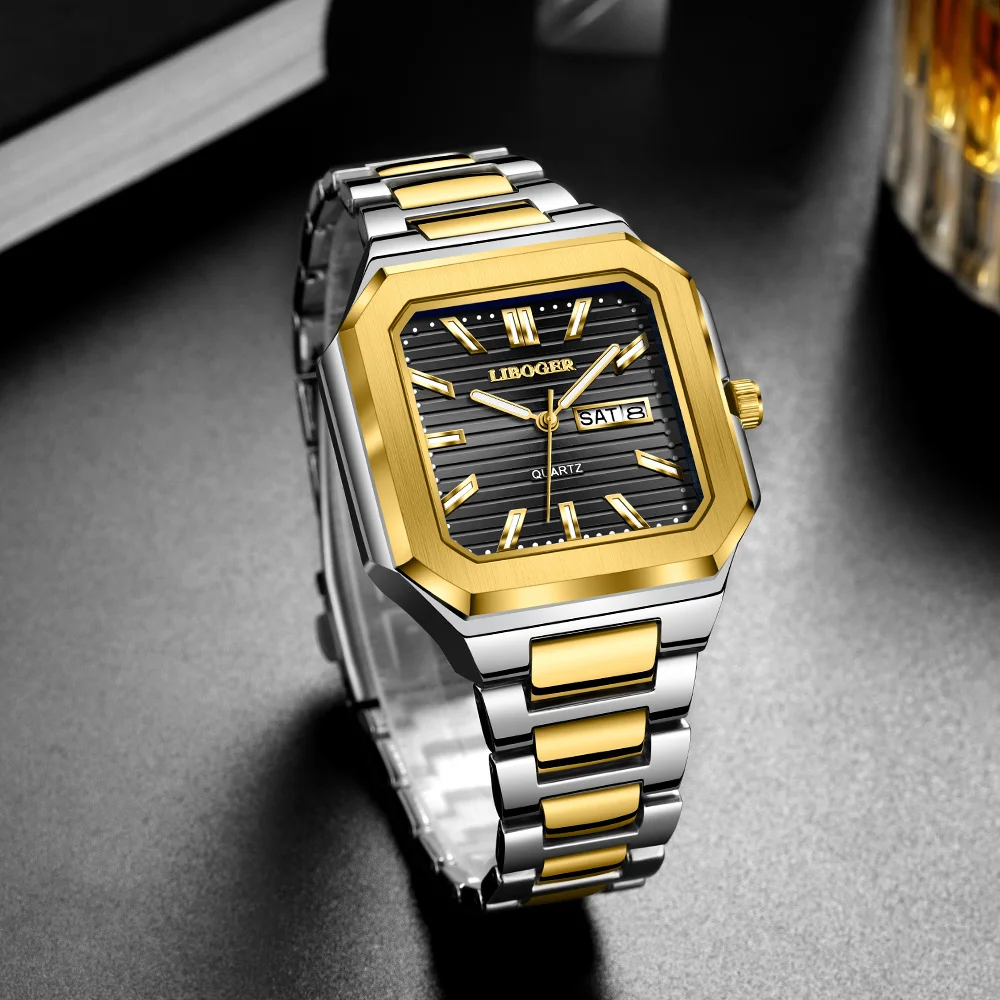 1Pc Luxury Fashion Men's Quartz Watch, Stylish Casual Business Street Style, Stainless Steel Strap, Ideal Gift Choice, Suitable for Any Occasion, Best Gift Choice for Father's Day, Valentine's Day, Ramadan, Birthdays,