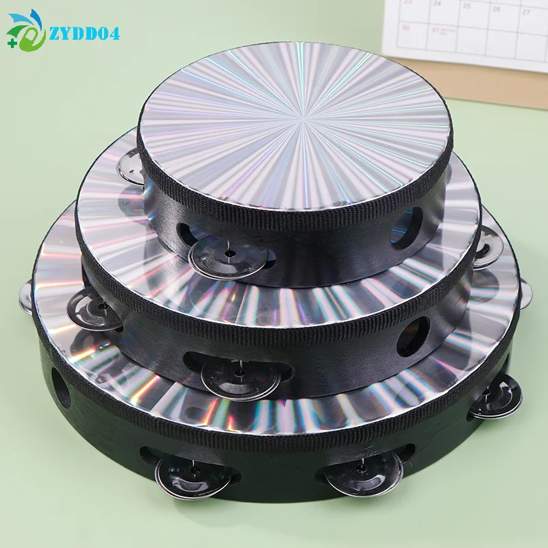 ●6/8/10 inch Reflective Drum H - Tambourine Hand Drum 评论和价格