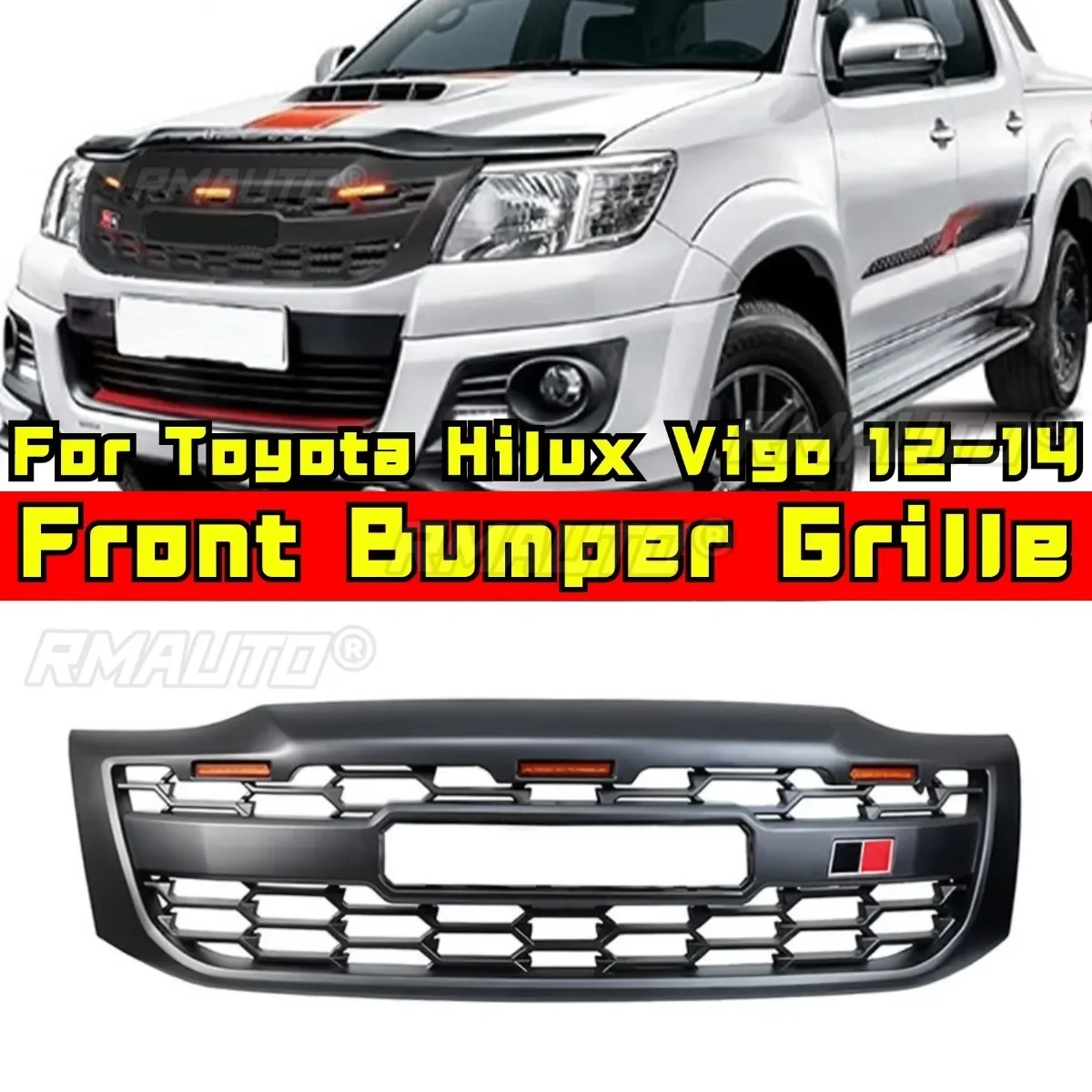 Car Led Bumper Gril… - image