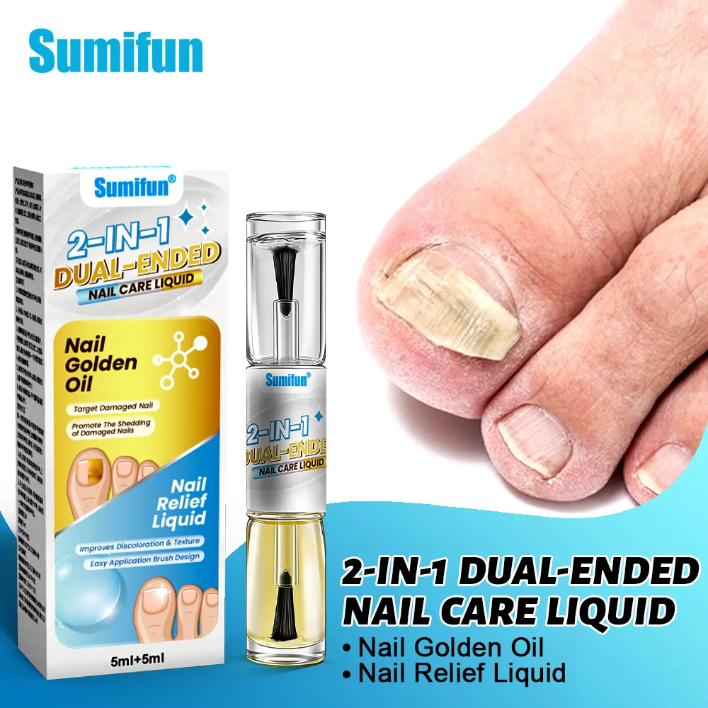 

Двухсторонний дезинфицирующий и косметический раствор для ухода за ногтями при онихомикозе, для черных ногтей K60066