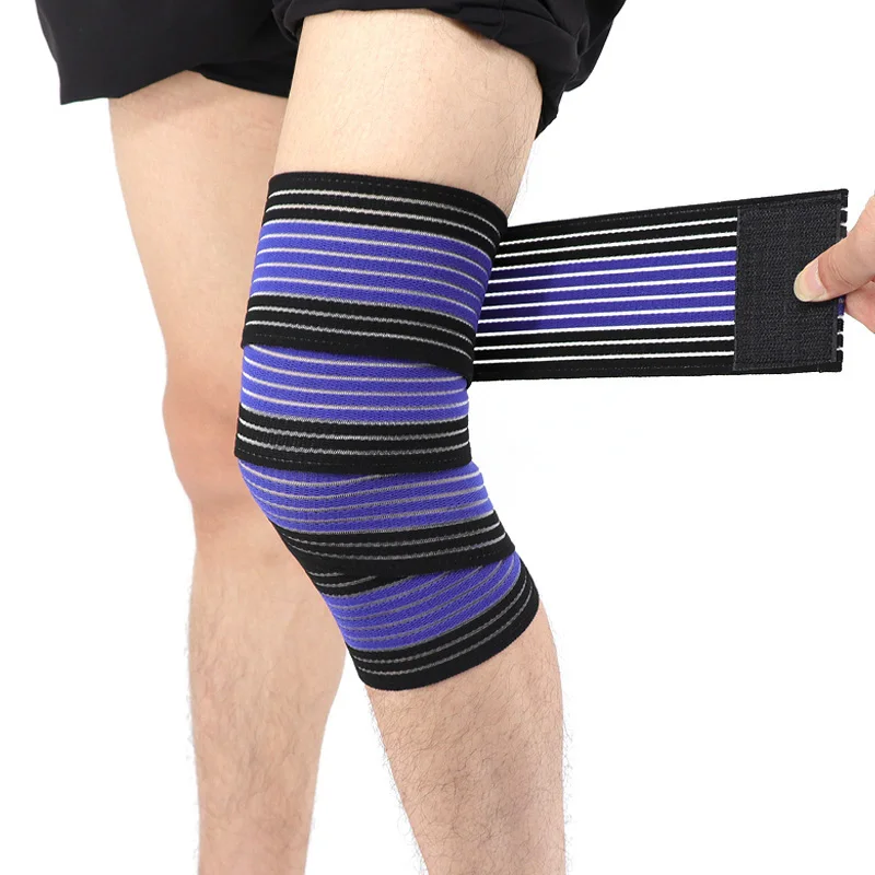 1 Stück verstellbare Nylon-Knies chützer unterstützen Beinlinge Ellbogens tützen Kniesc honer elastischer Verband Coyoco Professional Sports Protector – Detail 2