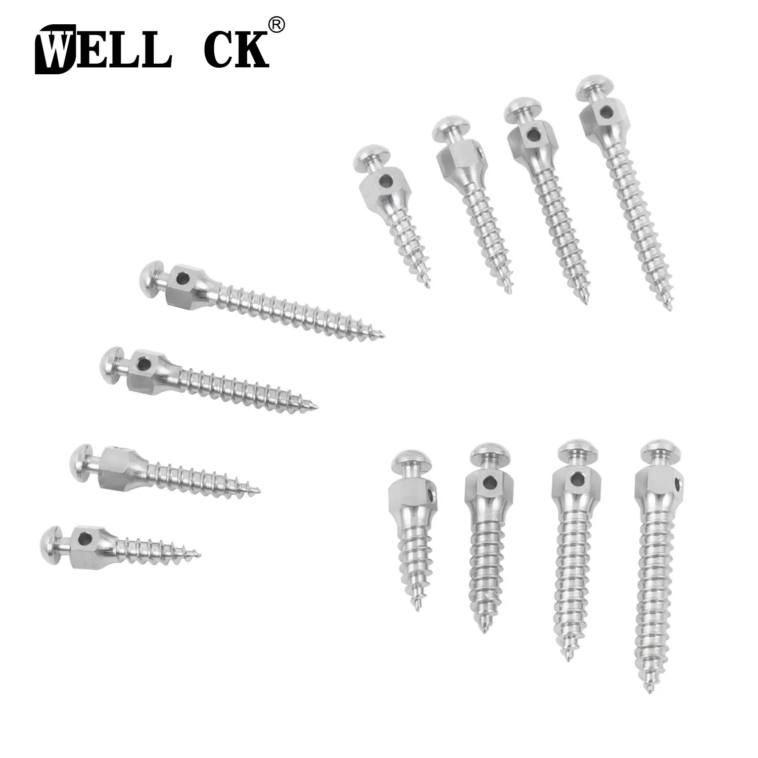  ﻿ Dental Orthodontic Screws Miniature Nail Titanium Dental Alloy Corrosion-resistant Multiple Sizes Dentistry Material