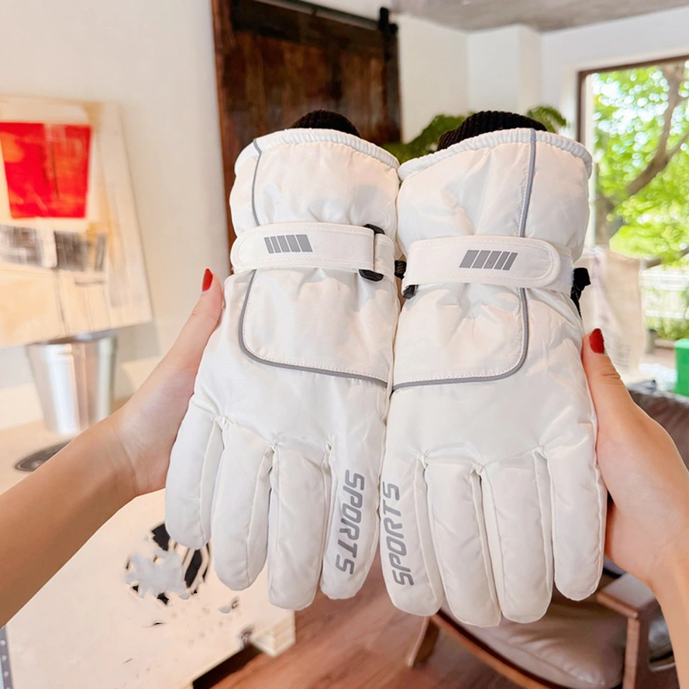 

Модные многофункциональные зимние лыжные перчатки, водонепроницаемые, сохраняющие тепло, мужские варежки, перчатки для вождения с сенсорным экраном и полным пальцем, уличные