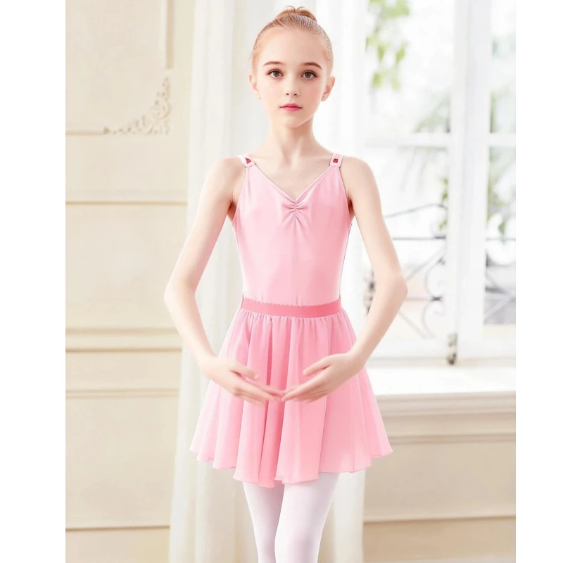 Ballettrock für Mädchen, Chiffon-Ballettrock, durchsichtiger Tanzrock, elastischer Taillenrock, Kind zum Anziehen, Rock für Erwachsene, Mini-Tanzrock