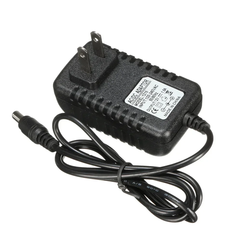 Fuente de alimentación para niños, adaptador de cargador de batería, CA 100-240V a cc 12V 1A, ATV, Quad Ride On Cars, motocicletas eléctricas