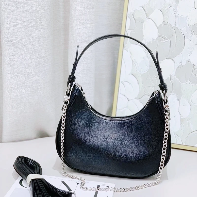 

New ZV Bag Wing Women's Shoulder Messenger Chain Versatile Small Square Dinner Crescent