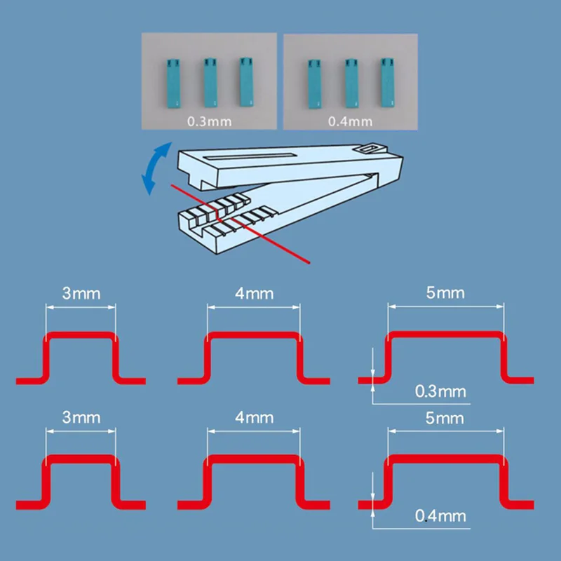 Strumenti per la costruzione di modelli di Hobby maniglia del modello che fa lo strumento di piegatura 3/4/5mm per l'assemblaggio del modello Retrofitting fai da te