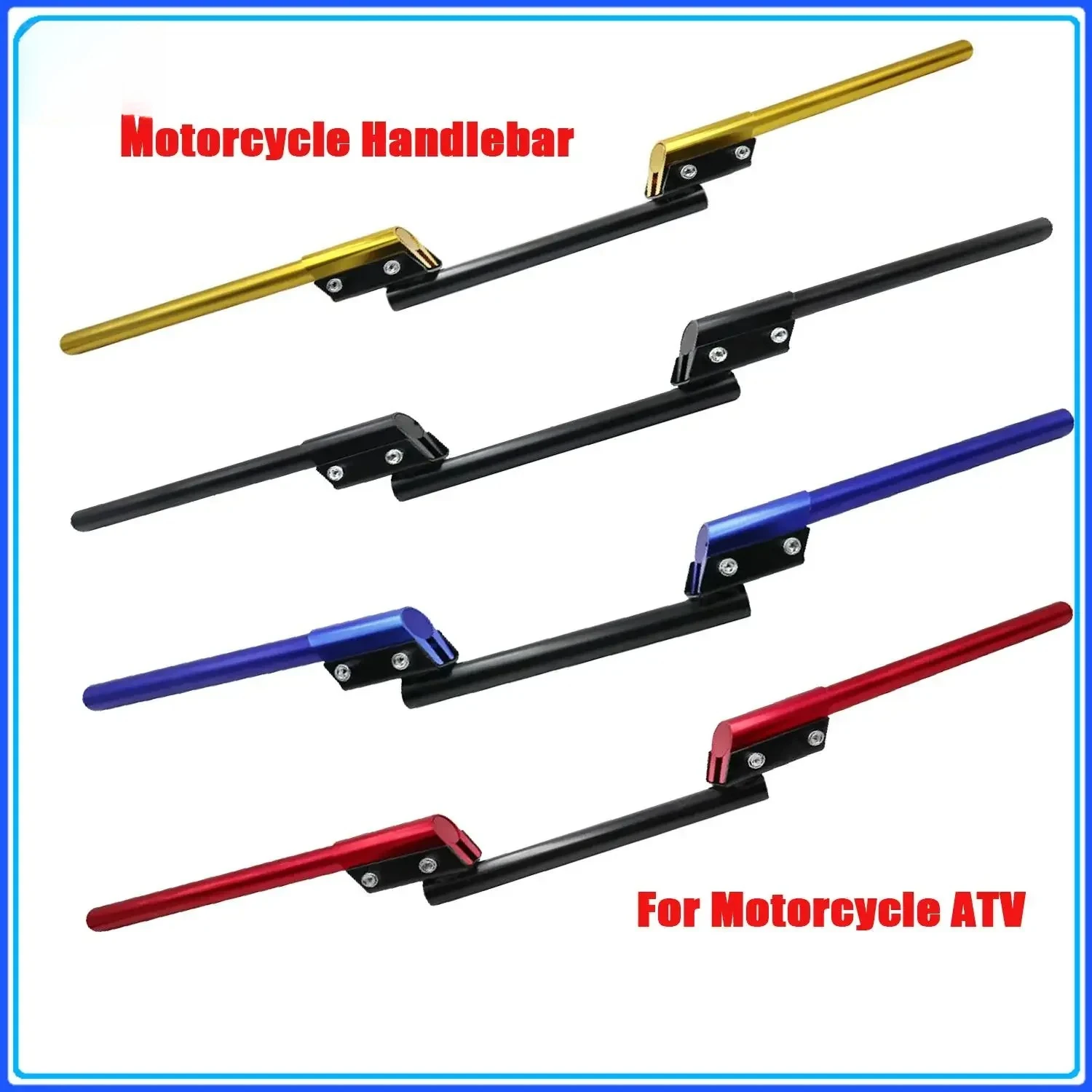 

7/8" 22mm Motorcycle ATV Handlebar Removable Adjustable Steering Handle Bar System Dirt Bike Motocross Scooter Parts