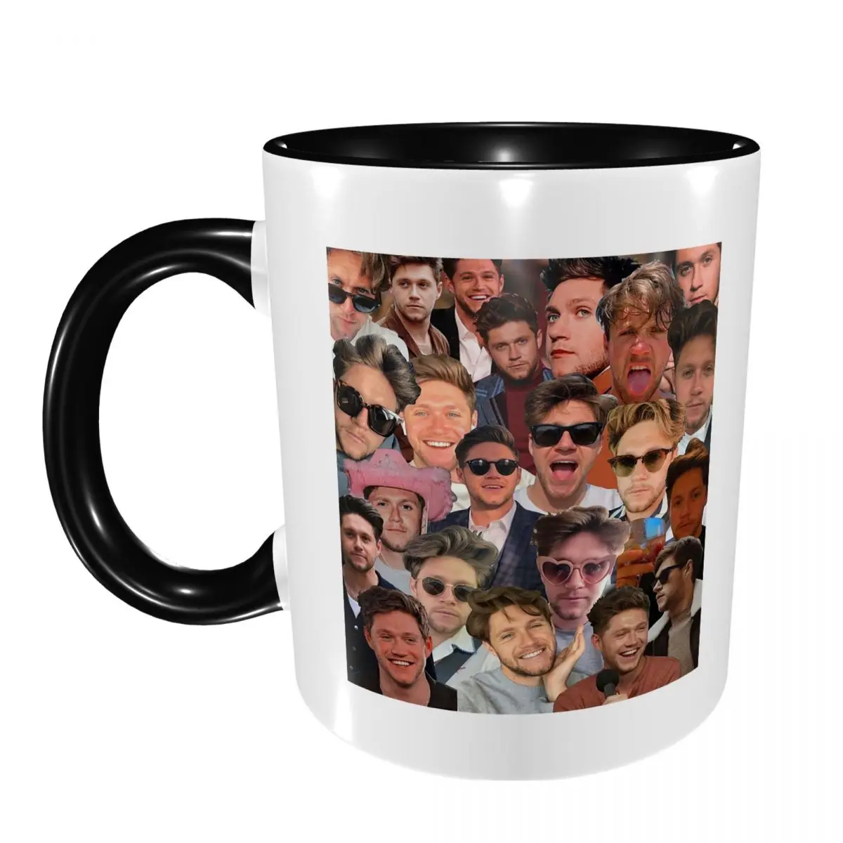 NiallHoran Photo Collage Mug Funny Ceramic Coffee Cups Tea Mugs Milk Cup Drinkware Gifts for Friends