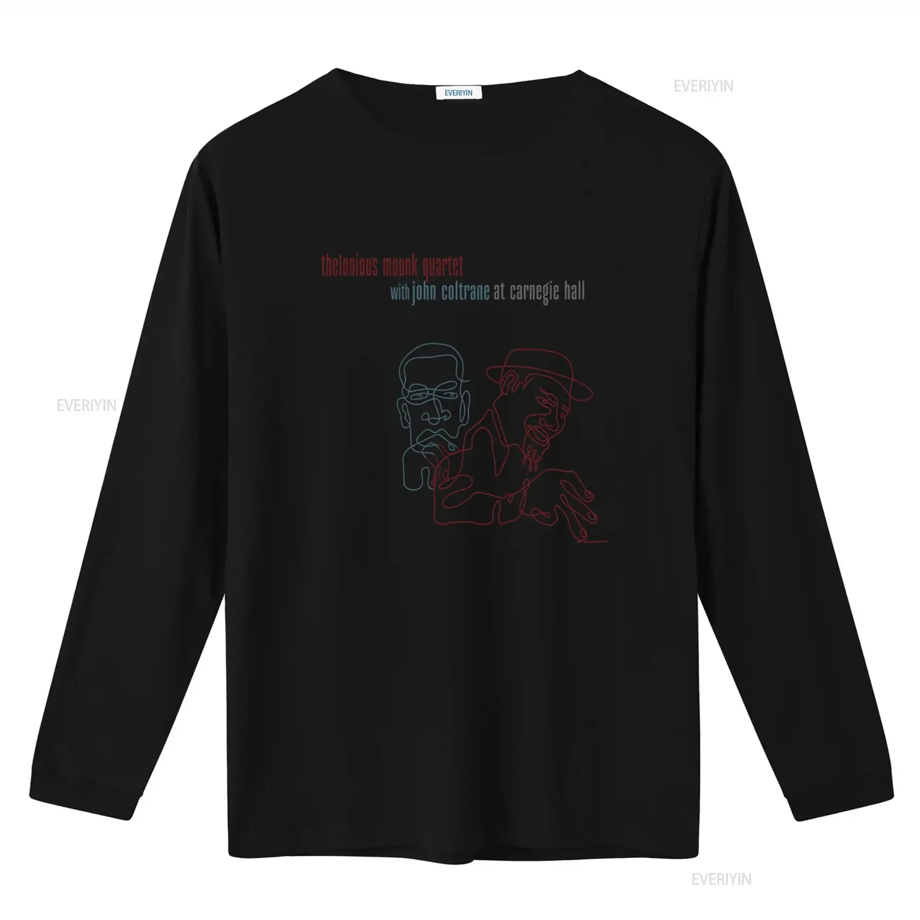 John Coltrane x Thelonious Monk T Shirt Classic Jazz Musicians Music Live at Carnegie Hall Design vintage Washed Comfortable