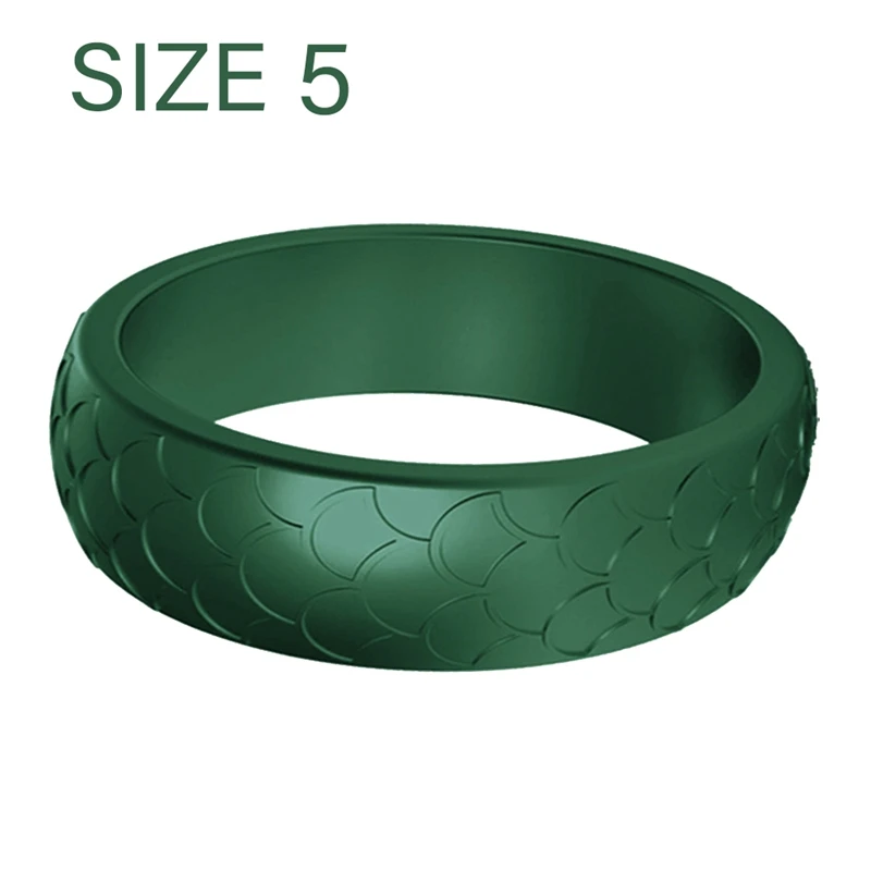 5.7Mm popolare per le donne anelli freddi in Silicone fede nuziale in Silicone sport all'aria aperta ambientale Ringx2