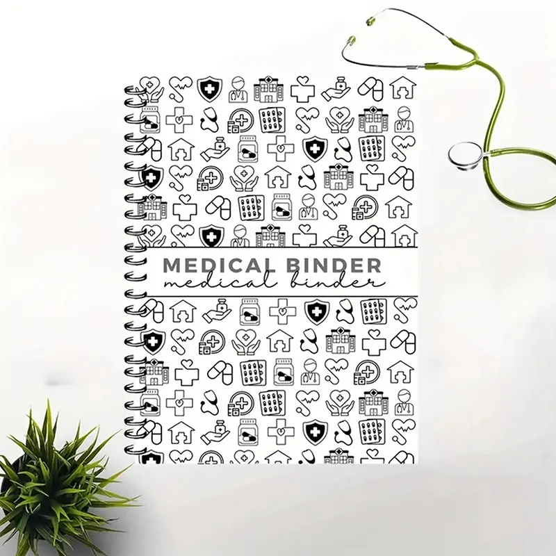 Family Medical Binder Planner Notebook Healthcare Organizer For Adults Medical Planner Bundle Health Binder Doctor Visit Notes