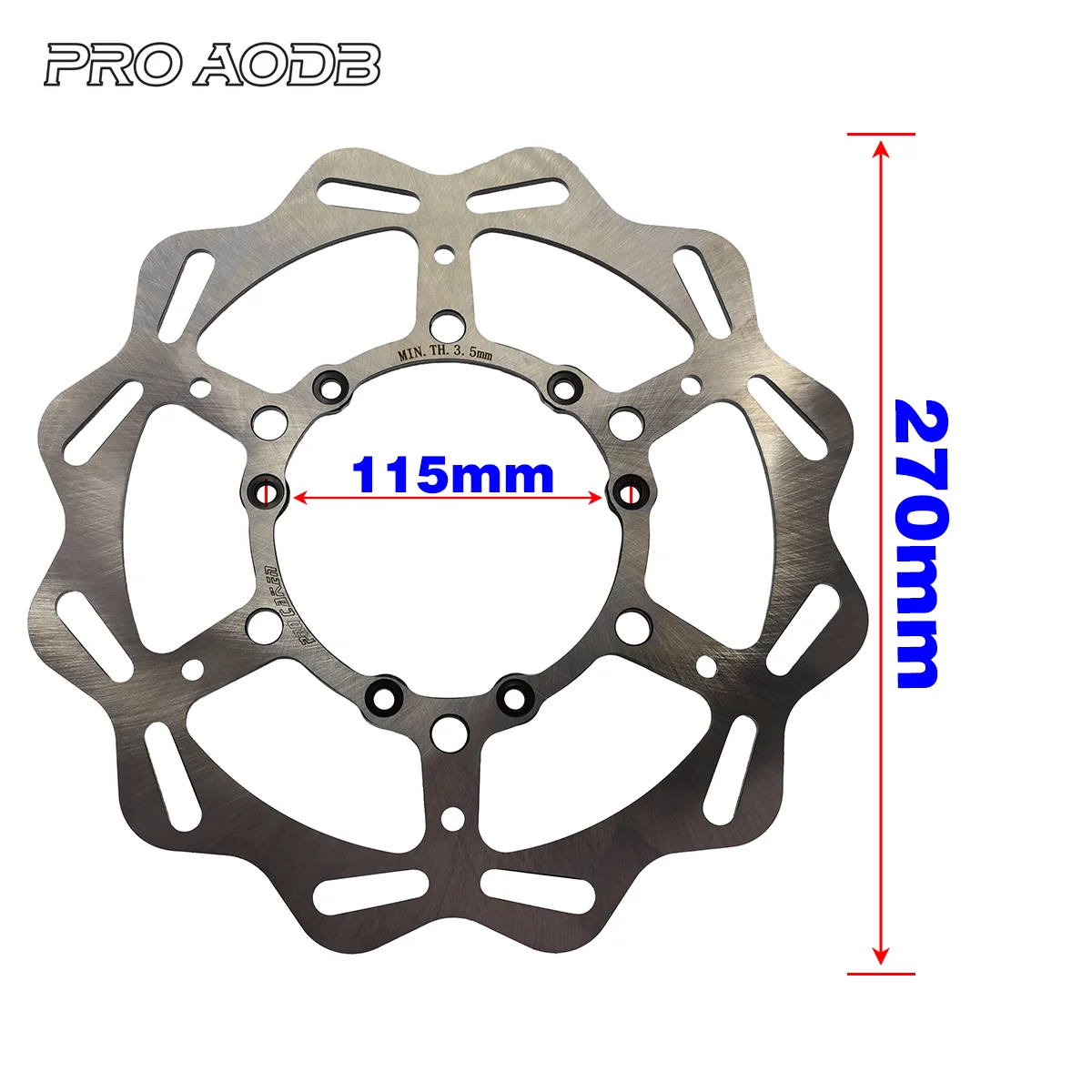 Motorcycle Front Back Brake Disc Rotor Floating Universal Parts for Honda CRF 240mm 260mm 270mm Motocross Accessories Dirt Bike