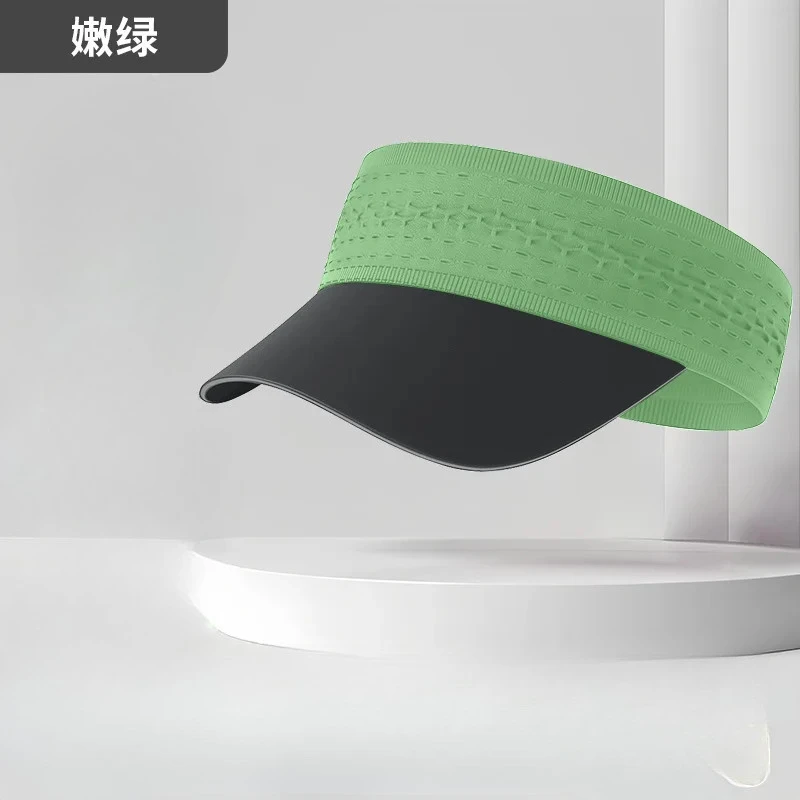 

Outdoor Sweat-Wicking Headband | Quick-Dry, Non-Slip Cycling Sun Hat | Double-Layer, Ventilated, Sweat-Wicking Open-Top Hat