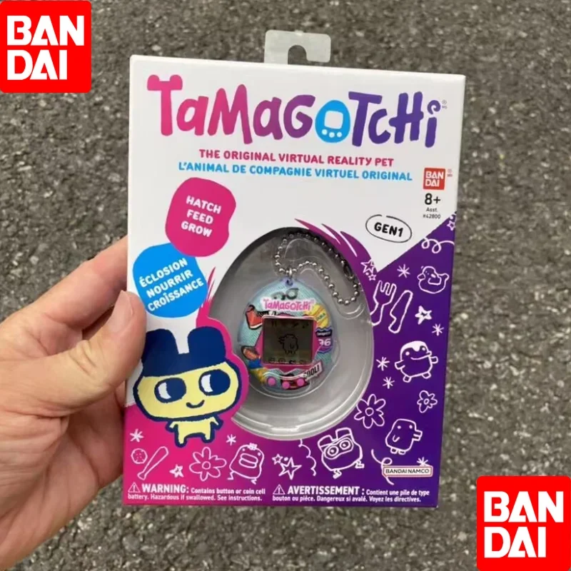 

Новинка Bandai Подлинная тамагочи репродукция серия Yuanzu машина Подвеска электронные питомцы классические воспоминания детства игра игрушки