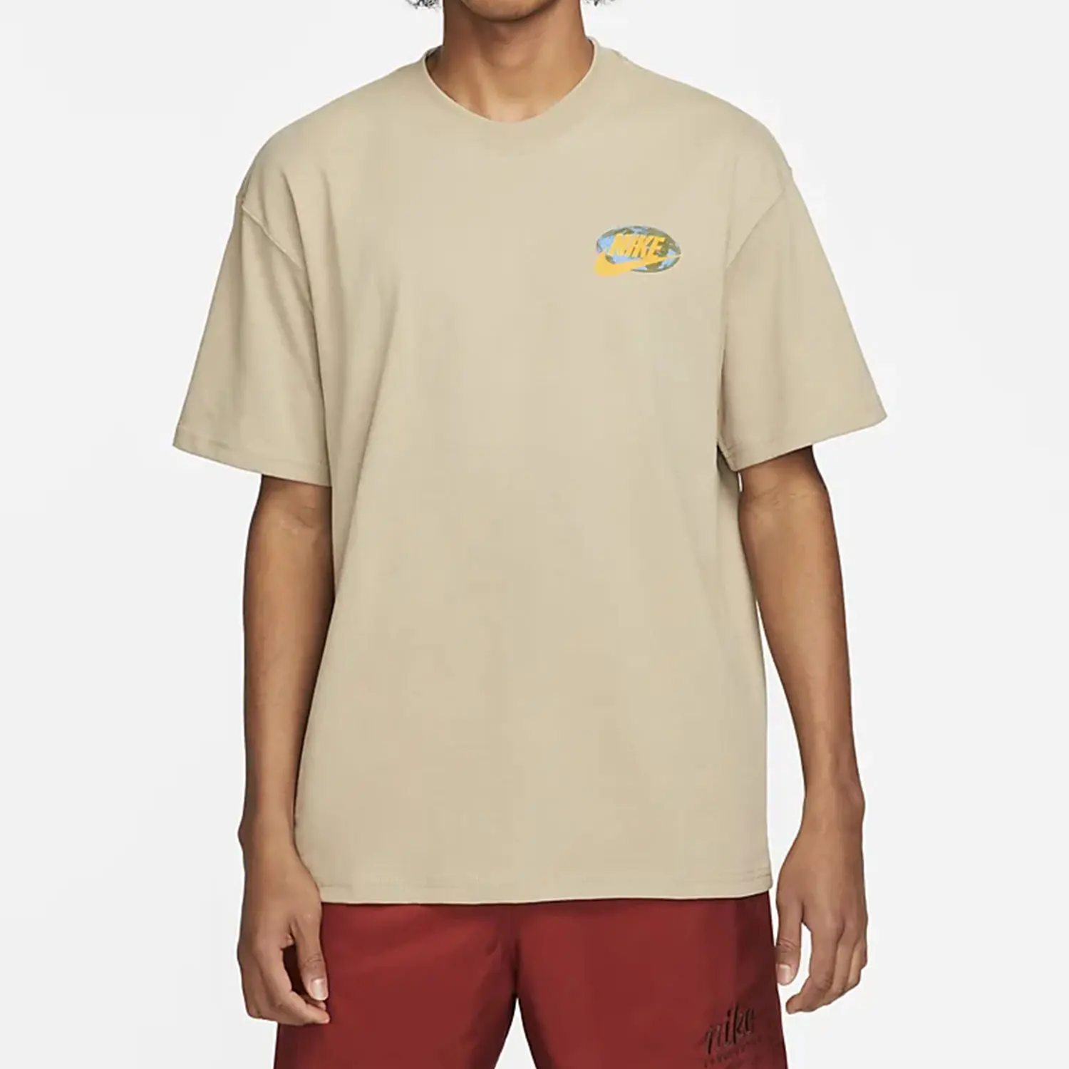 

Официальная мужская свободная спортивная футболка Nike с короткими рукавами и принтом 2023, FB9812-247