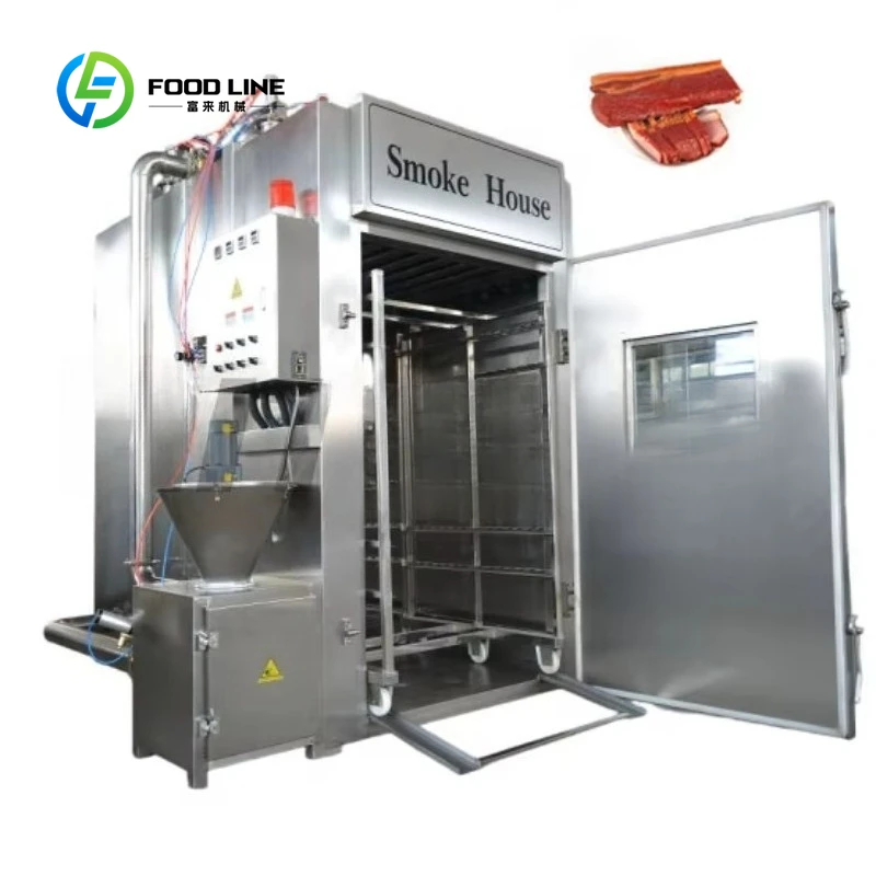 Customized Multi-Purpose Commercial Kitchen BBQ Smoker Machine Stainless Steel Food Smoking Equipment