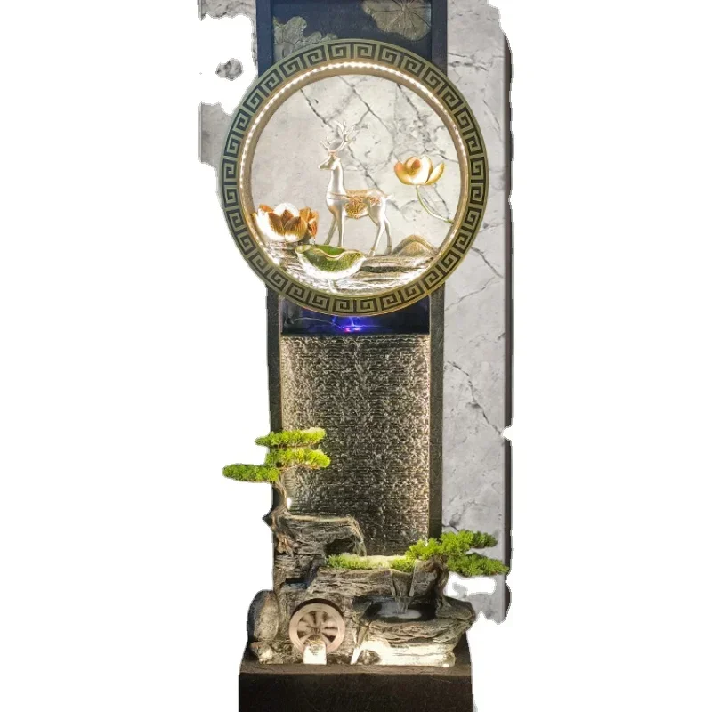 

CX Elephant Flowing Water Ornaments Circulating Water Living Room Hallway Decoration Floor Rockery Fountain Water