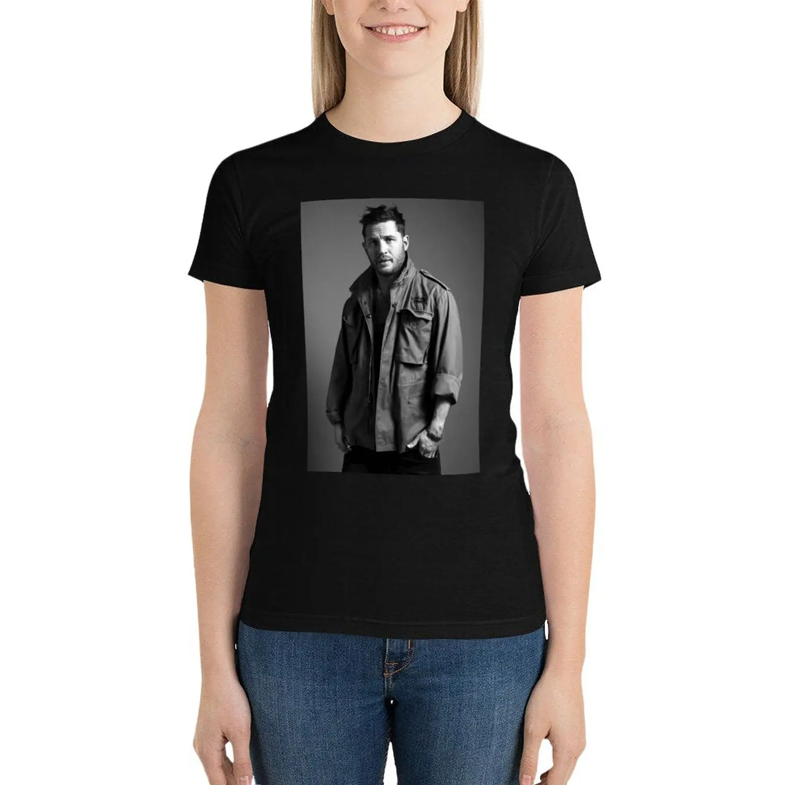 

Tom Hardy T-Shirt hippie clothes cute clothes summer top anime clothes t-shirts for Women cotton