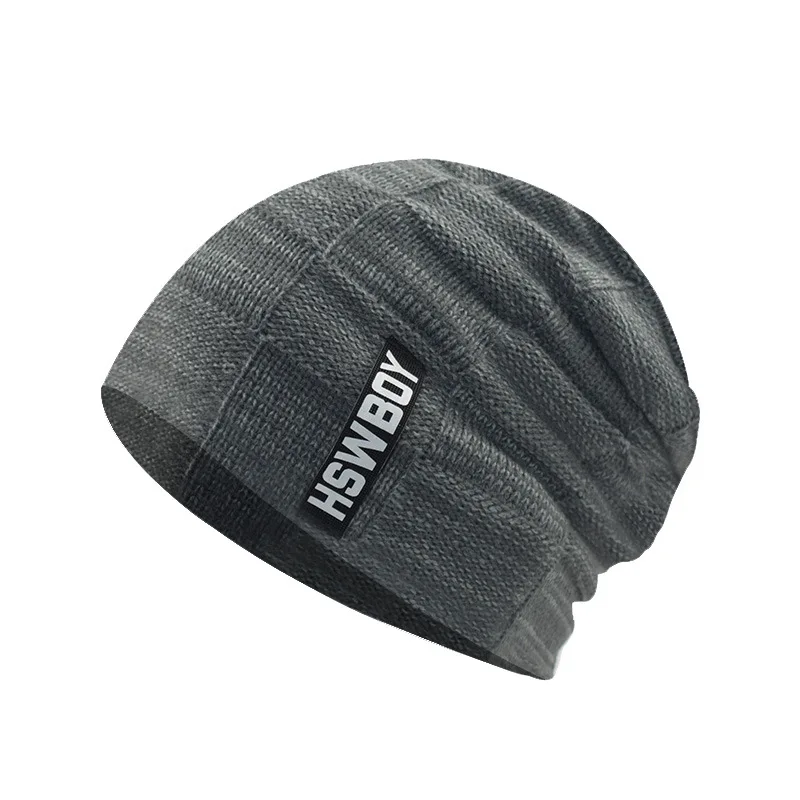 

New Unisex Knitted Wool Lined Beanie Hat Keep Warm Winter Hat Thick Soft Stretch Hat for Men and Women Fashion Winter Cap