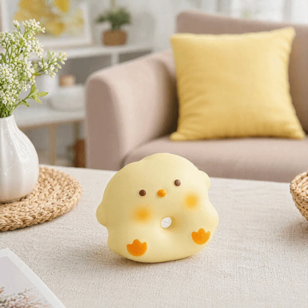 Multicolor Squeeze Toy Cartoon Animal Slow Rising Design Slow Rising Bread Toy Squeezable Squeeze Toast Toy Stress Relief Use