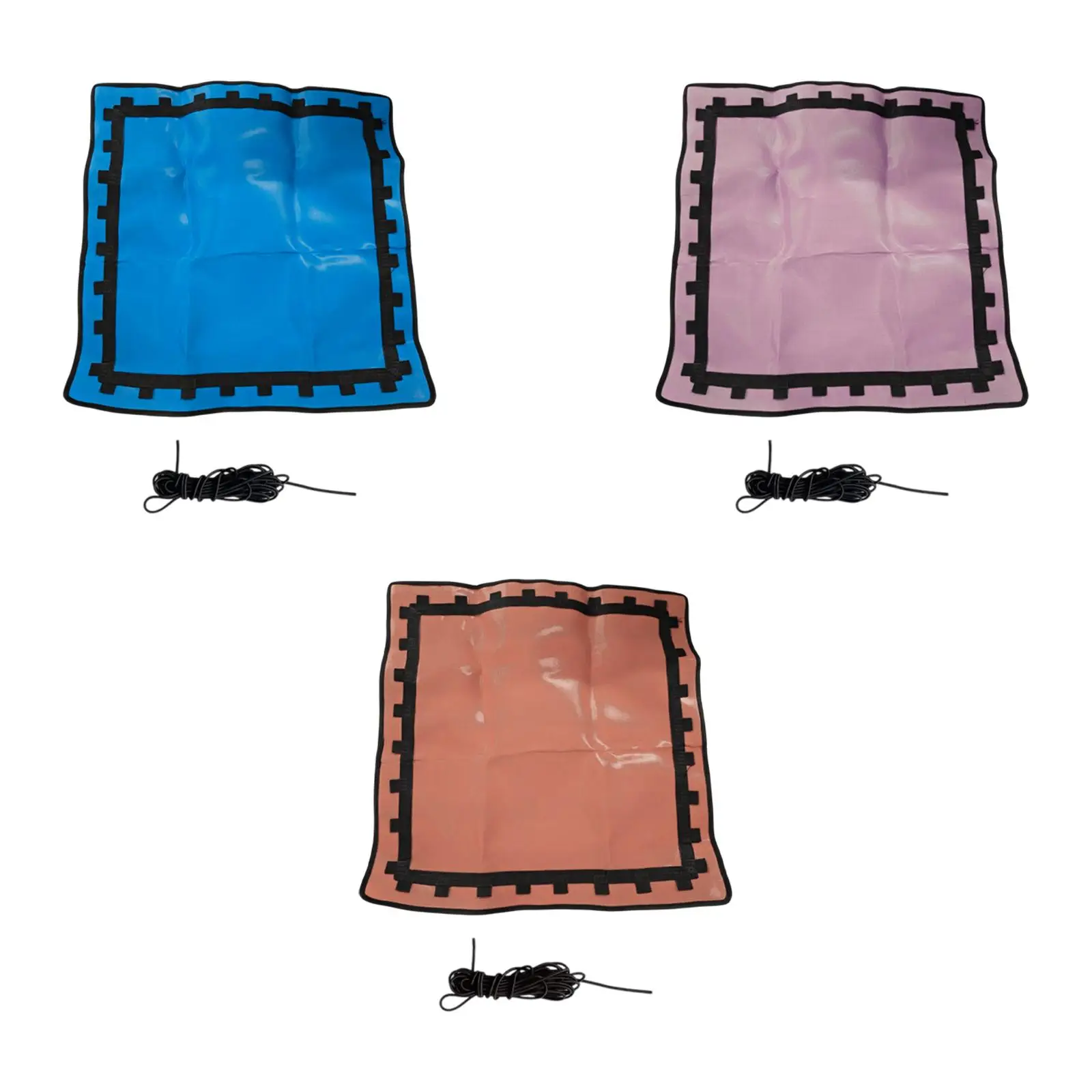 Trampolin-Ersatzmatte, passend für 2,8 Fuß große quadratische Rahmenteile, springende Rebounder-Matte für Hof, Spielzimmer, Übung, Spielplatz, Garten