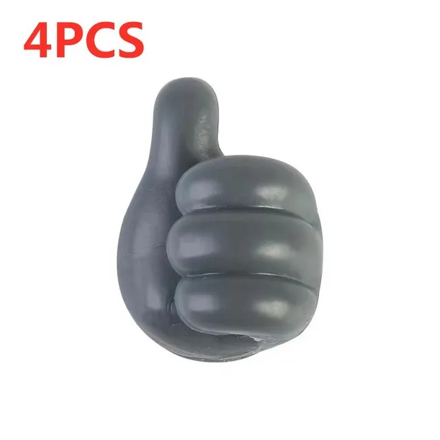 Siliconen Duim Muurhaak Kabelbeheer Draad USB Organizer Clips Muurhaken Hanger Opslaghouder Voor Keuken Badkamer Thuis