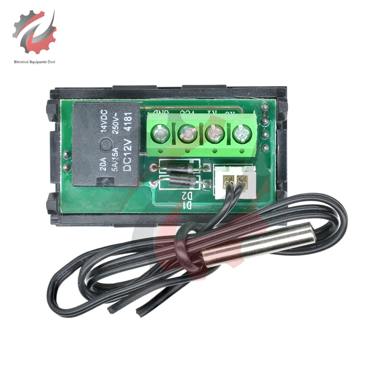 W1218 DC 12V Temperature Controller Red Blue LED Digital Display Thermostat Regulator Governor Control Speed with NTC Sensor