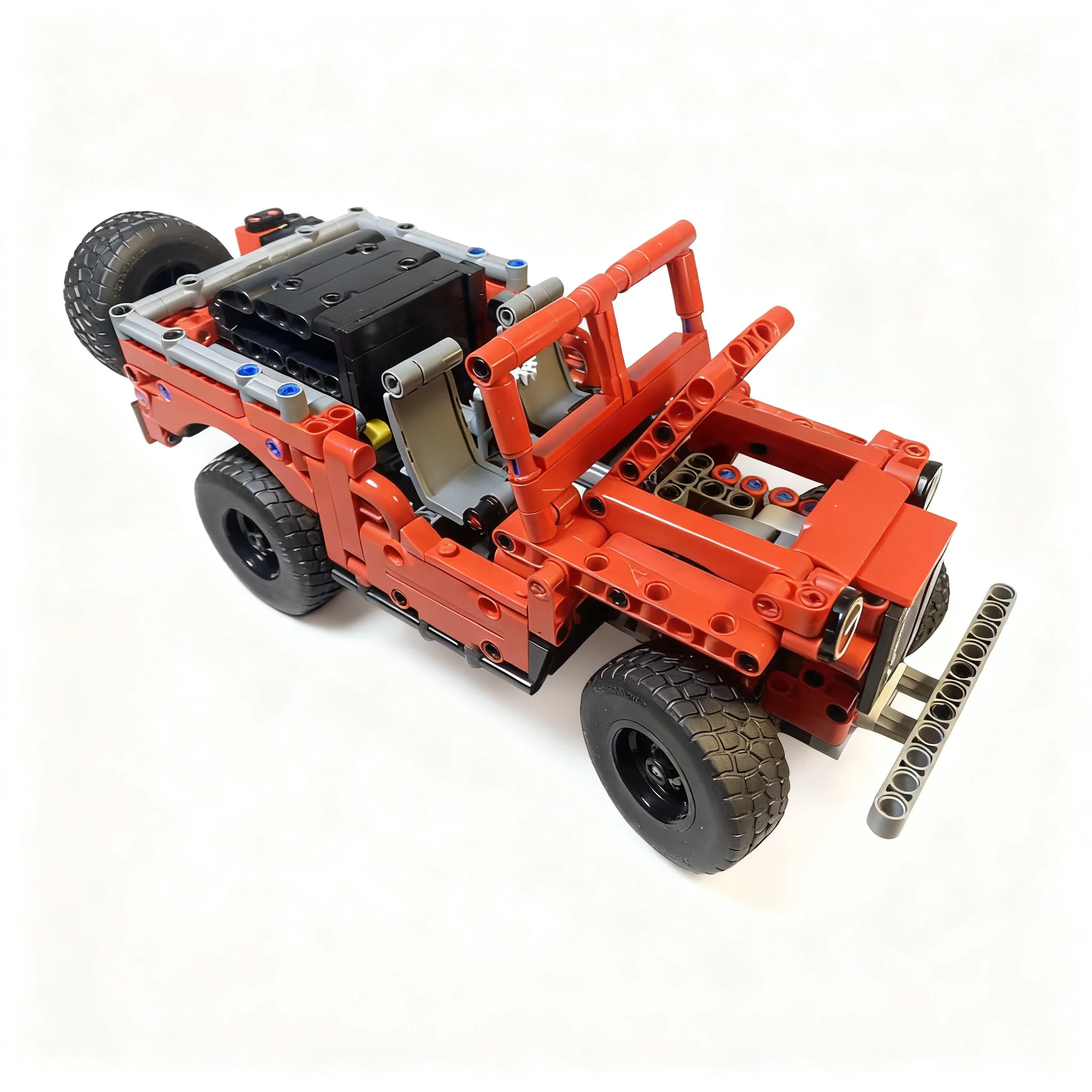 655pcs MOC 지프 윌리스 모델 빌딩 블록 건설 - Kids Toys Jeep 리뷰 및 가격