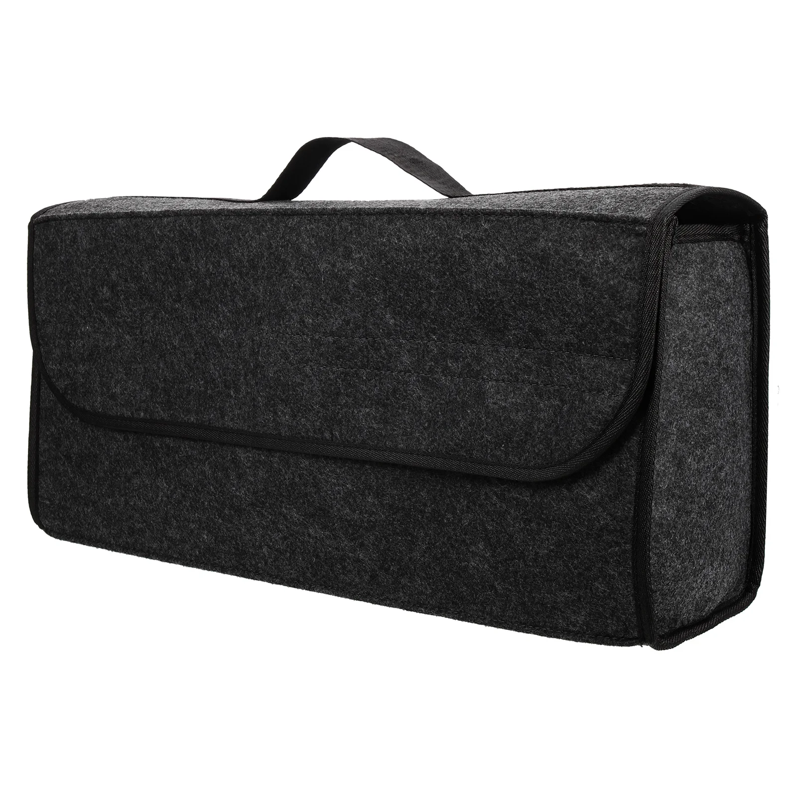 

Non-Woven Fabric Trunk Storage Box Foldable Car Organizer for Tools Books Sundries Auto Trunk Container with Handle