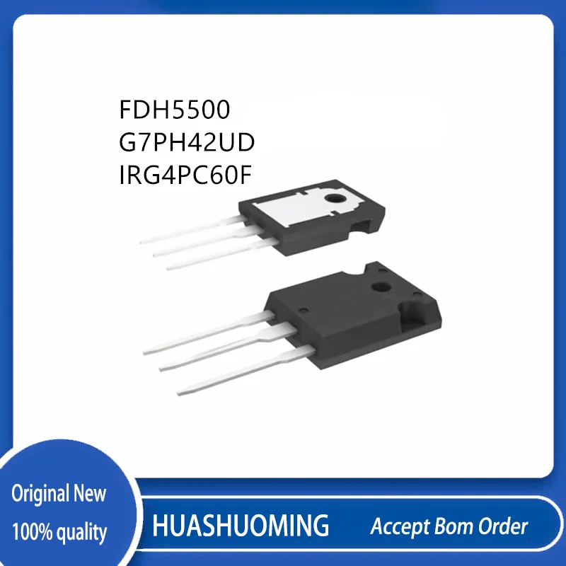 10Pcs/Lot  FDH5500 G7PH42UD G7PH42 G4PC60F IRG4PC60F TO-247-3