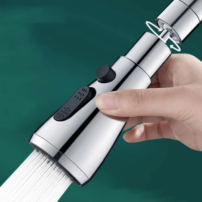 

1pc Kitchen faucet extension device, splash proof device, special cold and hot universal for vegetable washing basin