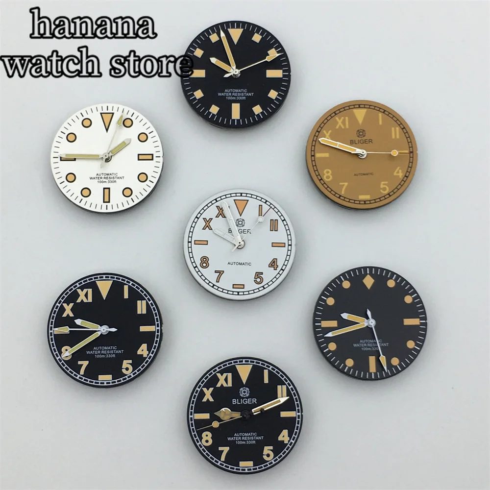 قرص معقم بليجر ، 29 ، أسود وأبيض ، أصفر ، nh35 ، nh36 ، tp5000 ، eta2824 ، أنا ، ميوتا ، 821a ، Mingzhu DG2813 ، حركة