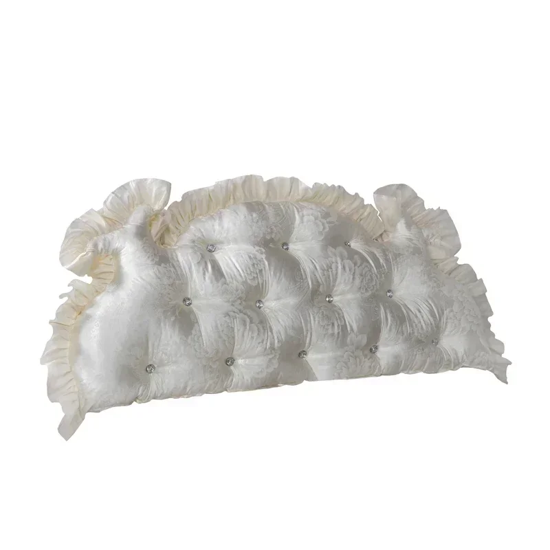 Korean Removable and Washable Ins Bedside Cushion Crown Large Backrest Double Bedroom Cushions Bed Furniture