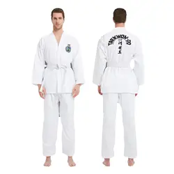 Professional Taekwondo Uniform Dobok For Adult And Kids Taekwondo Gym Training Suit Premium Cotton Long Sleeved Shirt & Pants