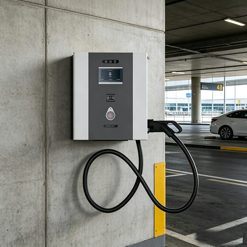 80kW NACS Level 3 DC Fast Charger For Mini Mart