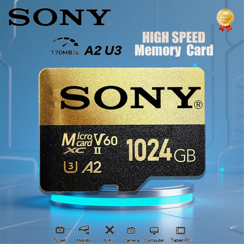 

SONY 1 ТБ Micro SD TF-карта класса 512 ГБ 256 ГБ 64 ГБ Карта памяти C10 Высокоскоростная карта Cartao De Memoria Flash Memory TF Mecard для Xiao Mi