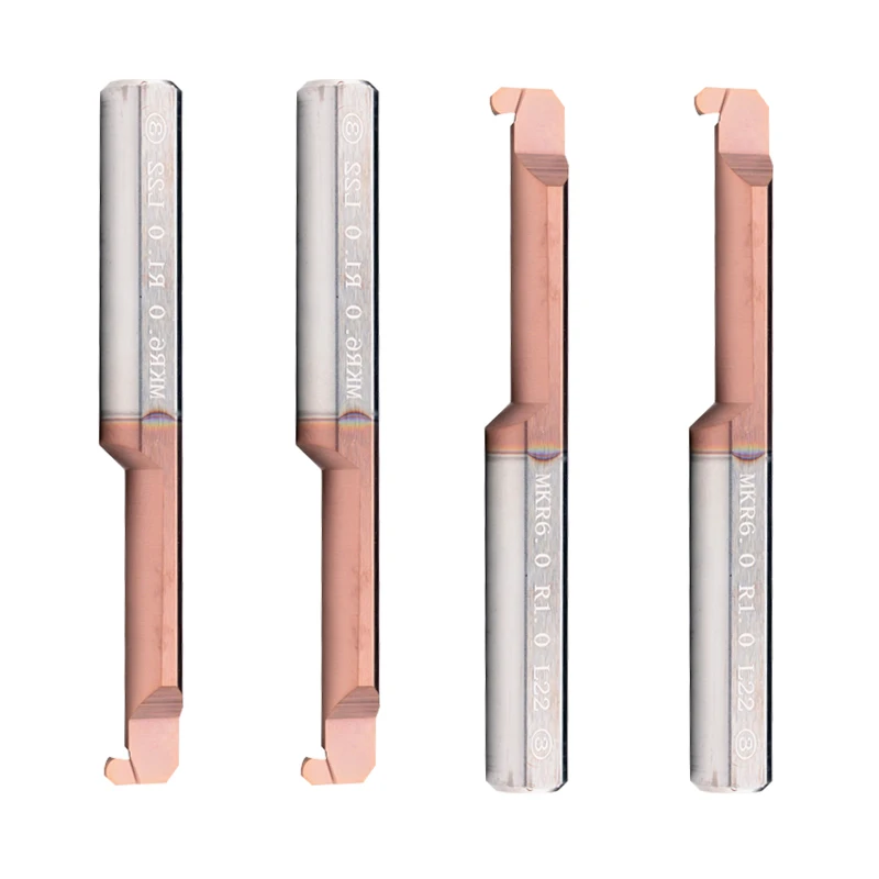 

MKR Series Small Hole Boring Tool Tungsten Steel Anti-Vibration CNC Lathe Tool 1-8mm Aperture Precision Machining Alloy Coated
