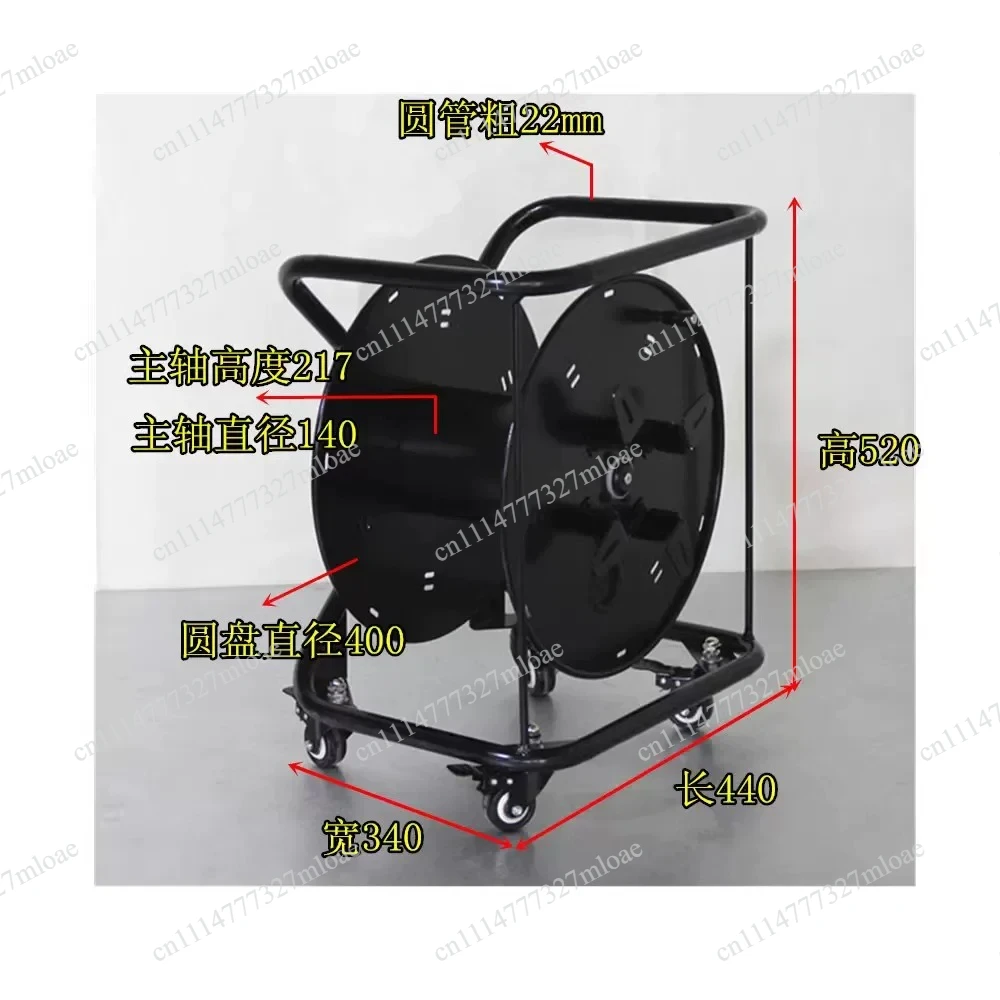 Storage of durable cable reels for fiber winding and - maximum capacity fiber spools