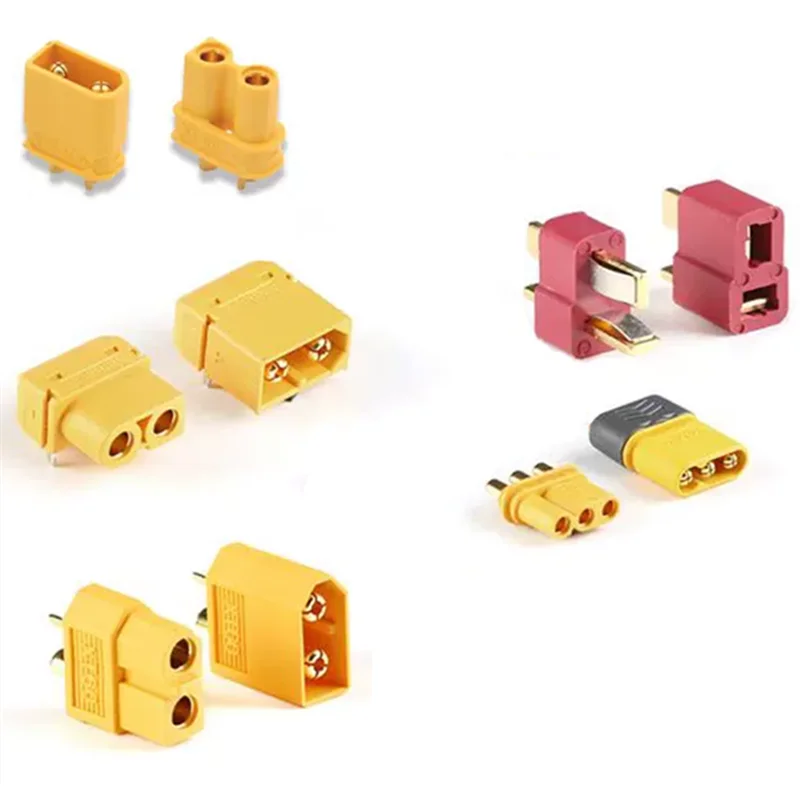 Conectores tipo bala XT60 para Dron de control remoto, conector macho y hembra XT30 XT90 H/P/HW tipo T, batería Lipo, accesorios para avión, venta