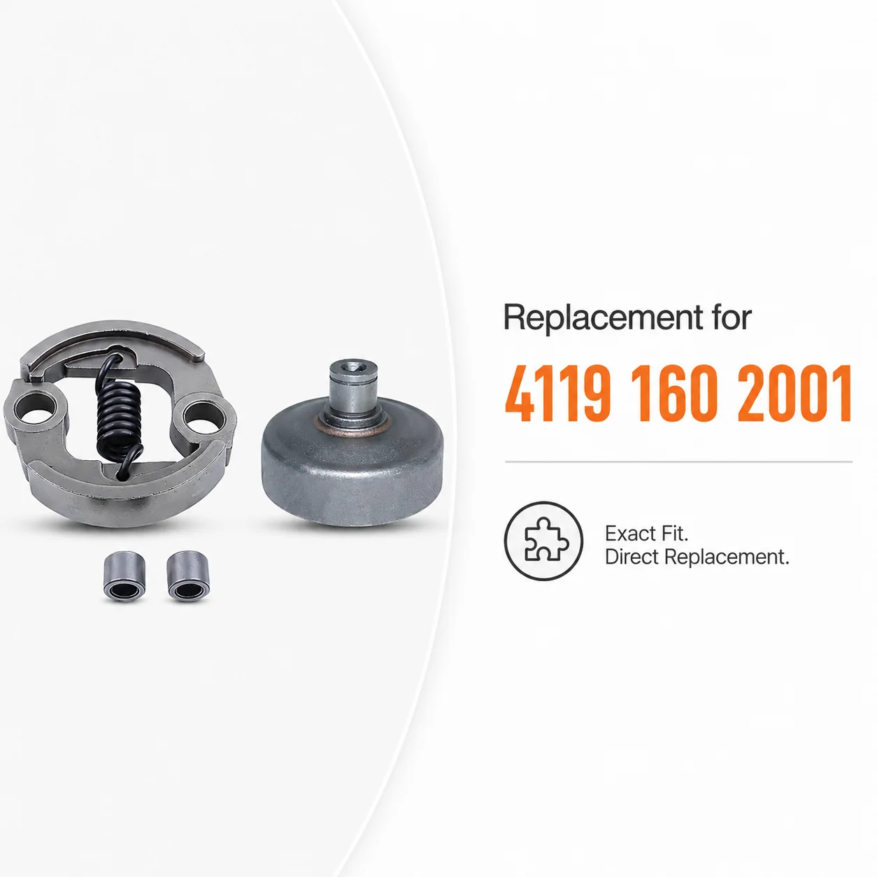 Clutch Drum Bell Kit For Stihl FS160 FS180 FS220 FS280 FS290 FS220K FS280K String Trimmer Brushcutter Parts 4119 160 2001/2906