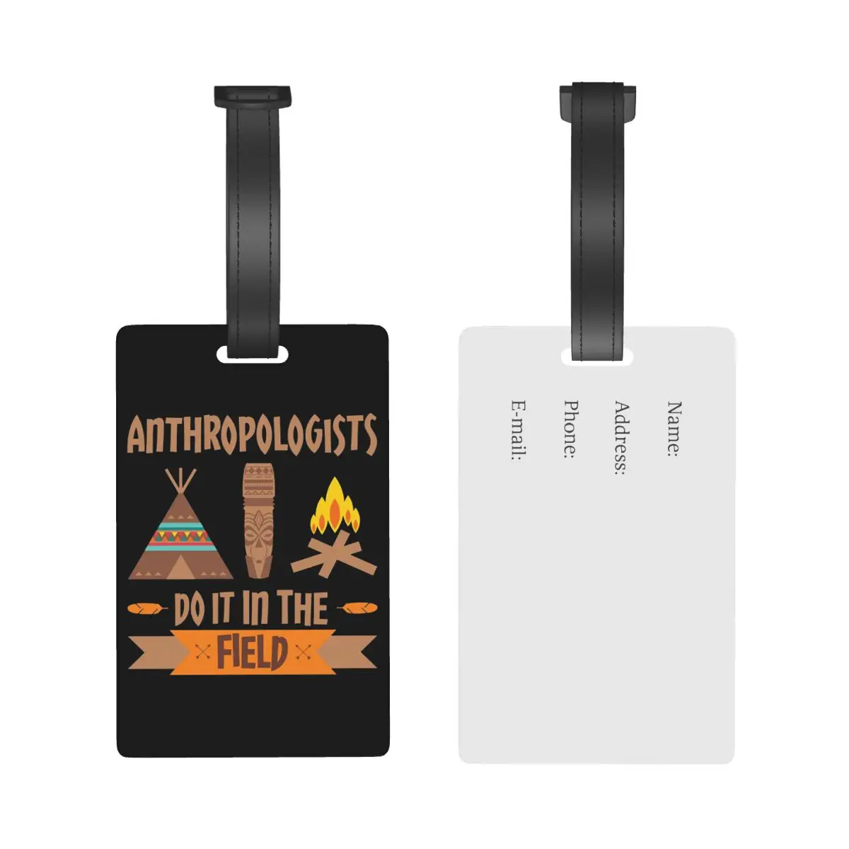 Anthropologists Do It In The Field Anthropology Anthro Luggage Tags Suitcase Travel Baggage Boarding Tag Label Holder Address